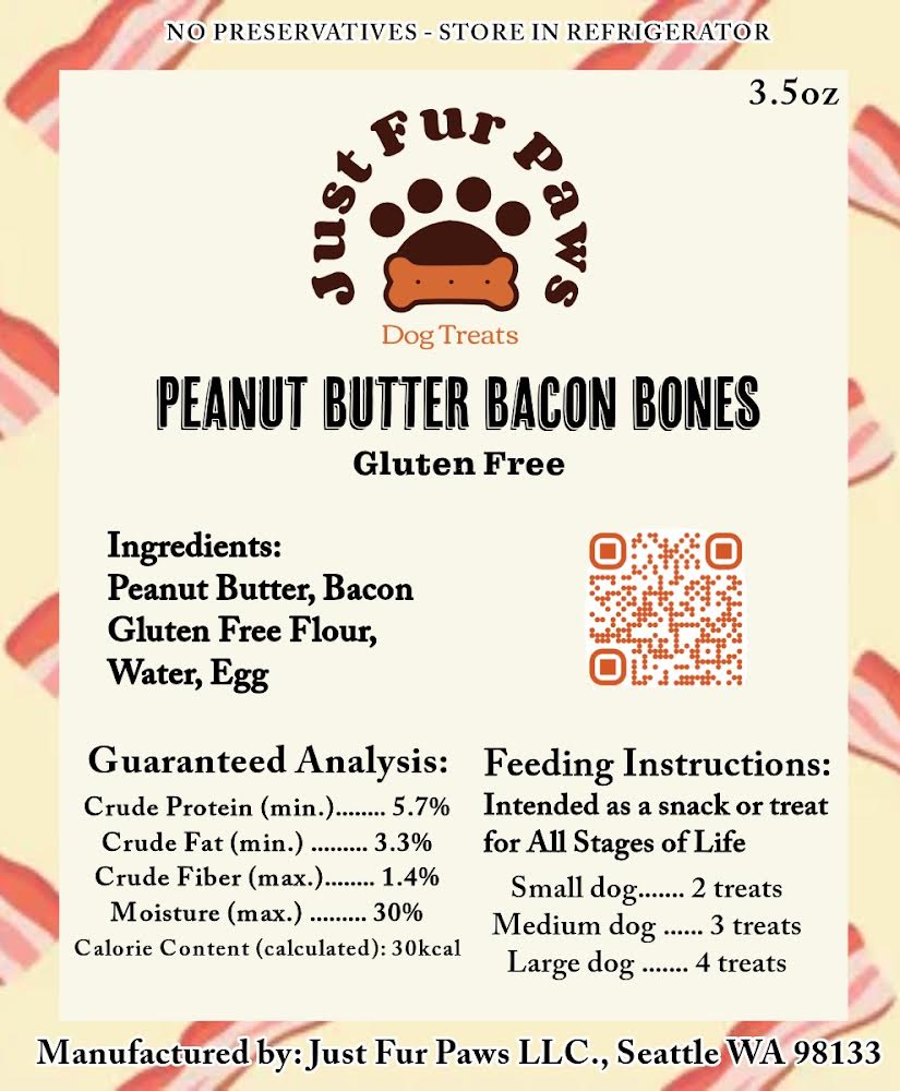 Peanut Butter Bacon Bones