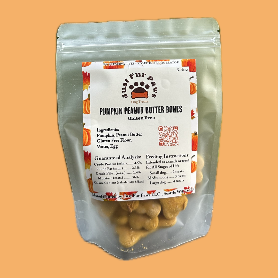 Pumpkin Peanut Butter Bones